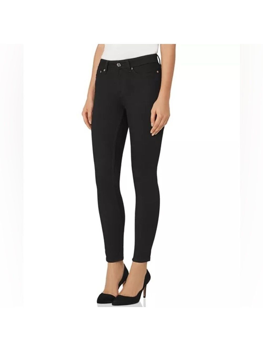Reiss Black Stevie Skinny Jean